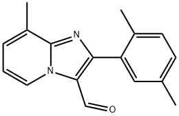 2-(2,5-DIMETHYLPHENYL)-8-METHYLIMIDAZO[1,2-A]PYRIDINE-3-CARBALDEHYDE Struktur