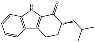 2-ISOBUTYLIDENE-2,3,4,9-TETRAHYDRO-CARBAZOL-1-ONE Struktur