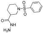 1-BENZENESULFONYL-PIPERIDINE-3-CARBOXYLIC ACID HYDRAZIDE Struktur