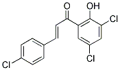 2'-HYDROXY-3',4,5'-TRICHLOROCHALCONE Struktur