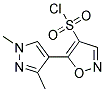 5-(1,3-DIMETHYL-1H-PYRAZOL-4-YL)-ISOXAZOLE-4-SULFONYL CHLORIDE price.