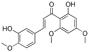 1-(2-HYDROXY-4,6-DIMETHOXYPHENYL)-3-(3-HYDROXY-4-METHOXYPHENYL)-2-PROPEN-1-ONE Struktur