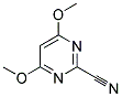 2-CYANO-4,6-DIMETHOXY-PYRIMIDINE Struktur