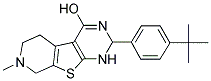 2-(4-TERT-BUTYLPHENYL)-7-METHYL-1,2,5,6,7,8-HEXAHYDROPYRIDO[4',3':4,5]THIENO[2,3-D]PYRIMIDIN-4-OL Struktur