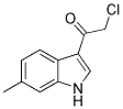 2-CHLORO-1-(6-METHYL-1H-INDOL-3-YL)-ETHANONE Struktur