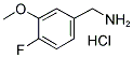 4-FLUORO-3-METHOXYBENZYLAMINE HYDROCHLORIDE Struktur