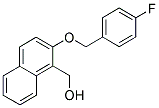 (2-[(4-FLUOROBENZYL)OXY]-1-NAPHTHYL)METHANOL Struktur