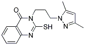 3-[3-(3,5-DIMETHYL-PYRAZOL-1-YL)-PROPYL]-2-MERCAPTO-3H-QUINAZOLIN-4-ONE Struktur