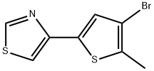 4-(4-BROMO-5-METHYL-2-THIENYL)-1,3-THIAZOLE Struktur