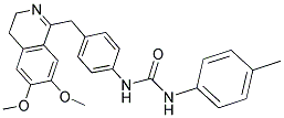 1-(4-((6,7-DIMETHOXY(3,4-DIHYDROISOQUINOLYL))METHYL)PHENYL)-3-(4-METHYLPHENYL)UREA Struktur