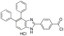 4-(4,5-DIPHENYL-1H-IMIDAZOL-2-YL)BENZOYL CHLORIDE HYDROCHLORIDE Struktur