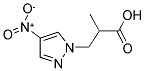 2-METHYL-3-(4-NITRO-PYRAZOL-1-YL)-PROPIONIC ACID Struktur