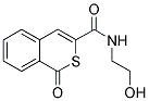 N-(2-HYDROXYETHYL)-1-OXO-1H-ISOTHIOCHROMENE-3-CARBOXAMIDE Struktur