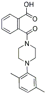 2-([4-(2,5-DIMETHYLPHENYL)PIPERAZIN-1-YL]CARBONYL)BENZOIC ACID Struktur