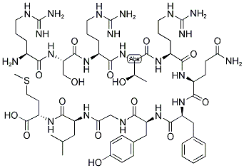 ARG-SER-ARG-THR-ARG-GLN-PHE-TYR-GLY-LEU-MET Struktur