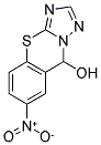 6-NITRO-4 H-9-THIA-1,3,3A-TRIAZA-CYCLOPENTA[ B ]NAPHTHALEN-4-OL Struktur