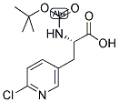 (S)-BOC-2-CHLORO-5-PYRIDYLALANINE Struktur