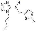 1-BUTYL-N-((5-METHYLTHIEN-2-YL)METHYL)-1H-TETRAZOL-5-AMINE Struktur