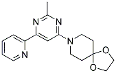 8-(2-METHYL-6-PYRIDIN-2-YLPYRIMIDIN-4-YL)-1,4-DIOXA-8-AZASPIRO[4.5]DECANE Struktur