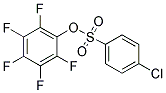 2,3,4,5,6-PENTAFLUOROPHENYL 4-CHLOROBENZENESULFONATE Struktur