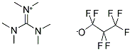 HEXAMETHYLGUANIDINIUM HEPTAFLUOROPROPANOLATE Struktur