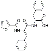 2-{[(2Z)-2-(2-FUROYLAMINO)-3-PHENYLPROP-2-ENOYL]AMINO}-3-PHENYLPROPANOIC ACID Struktur