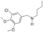 N-(3-CHLORO-4,5-DIMETHOXYBENZYL)BUTAN-1-AMINE Struktur