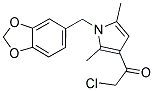 1-[1-(1,3-BENZODIOXOL-5-YLMETHYL)-2,5-DIMETHYL-1H-PYRROL-3-YL]-2-CHLOROETHANONE Struktur