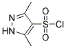 3,5-DIMETHYL-1H-PYRAZOLE-4-SULFONYL CHLORIDE Struktur