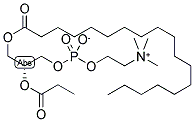 1-O-OCTADECYL-2-PROPIONYL-SN-GLYCERO-3-PHOSPHOCHOLINE Struktur