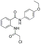 2-(2-CHLORO-ACETYLAMINO)-N-(4-ETHOXY-PHENYL)-BENZAMIDE Struktur