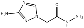 (3-AMINO-[1,2,4]TRIAZOL-1-YL)-ACETIC ACID HYDRAZIDE Struktur