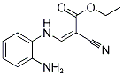 3-(2-AMINO-PHENYLAMINO)-2-CYANO-ACRYLIC ACID ETHYL ESTER Struktur