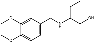 2-(3,4-DIMETHOXY-BENZYLAMINO)-BUTAN-1-OL Struktur