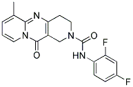 N-(2,4-DIFLUOROPHENYL)-6-METHYL-11-OXO-4,11-DIHYDRO-1H-DIPYRIDO[1,2-A:4',3'-D]PYRIMIDINE-2(3H)-CARBOXAMIDE Struktur