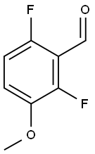 2,6-DIFLUORO-3-METHOXYBENZALDEHYDE Struktur