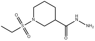 1-ETHANESULFONYL-PIPERIDINE-3-CARBOXYLIC ACID HYDRAZIDE Struktur