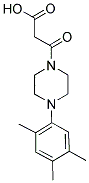 3-OXO-3-[4-(2,4,5-TRIMETHYLPHENYL)PIPERAZIN-1-YL]PROPANOIC ACID Struktur