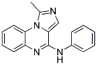 1-METHYL-N-PHENYLIMIDAZO[1,5-A]QUINOXALIN-4-AMINE Struktur