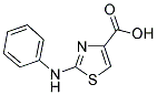 2-PHENYLAMINO-THIAZOLE-4-CARBOXYLIC ACID Struktur