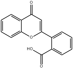 2-(4-OXO-4H-CHROMEN-2-YL)-BENZOIC ACID Struktur