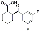 CIS-2-(3,5-DIFLUOROBENZOYL)CYCLOHEXANE-1-CARBOXYLIC ACID Struktur