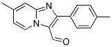 7-METHYL-2-P-TOLYL-IMIDAZO[1,2-A]PYRIDINE-3-CARBALDEHYDE Struktur