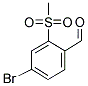 4-BROMO-2-(METHYLSULFONYL)BENZALDEHYDE Struktur