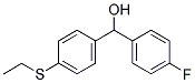 4-(ETHYLTHIO)-4'-FLUOROBENZHYDROL Struktur