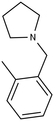 1-(2-METHYLBENZYL)PYRROLIDINE Struktur