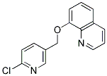 (6-CHLORO-3-PYRIDINYL)METHYL 8-QUINOLINYL ETHER Struktur