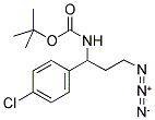 [3-AZIDO-1-(4-CHLORO-PHENYL)-PROPYL]-CARBAMIC ACID TERT-BUTYL ESTER Struktur