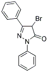 4-BROMO-2,5-DIPHENYL-2,4-DIHYDRO-3H-PYRAZOL-3-ONE Struktur