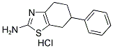 6-PHENYL-4,5,6,7-TETRAHYDRO-BENZOTHIAZOL-2-YLAMINE HYDROCHLORIDE Struktur